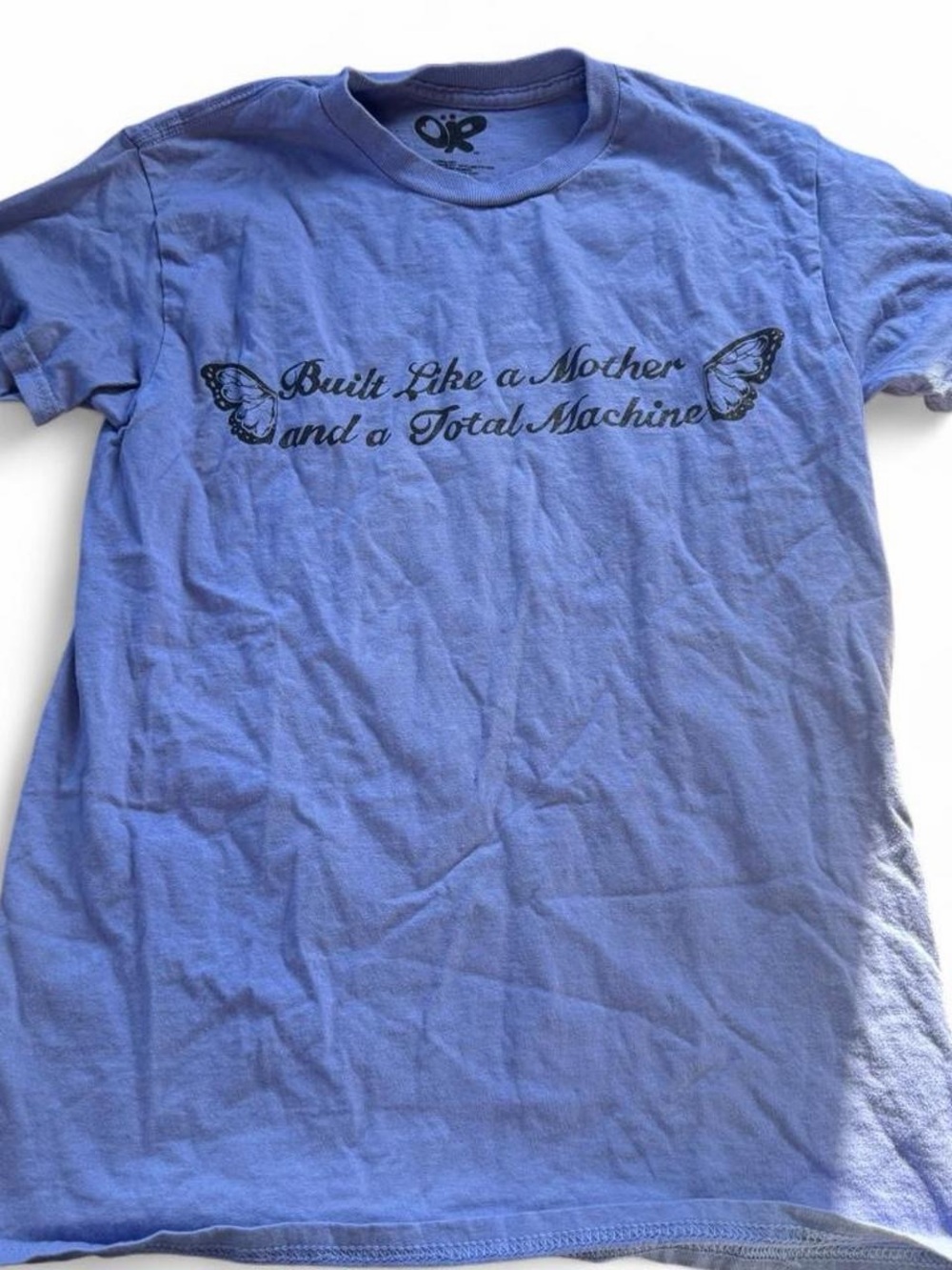 OshKosh B'gosh Light Blue Short-Sleeve Graphic Tee - Built Like a Mother